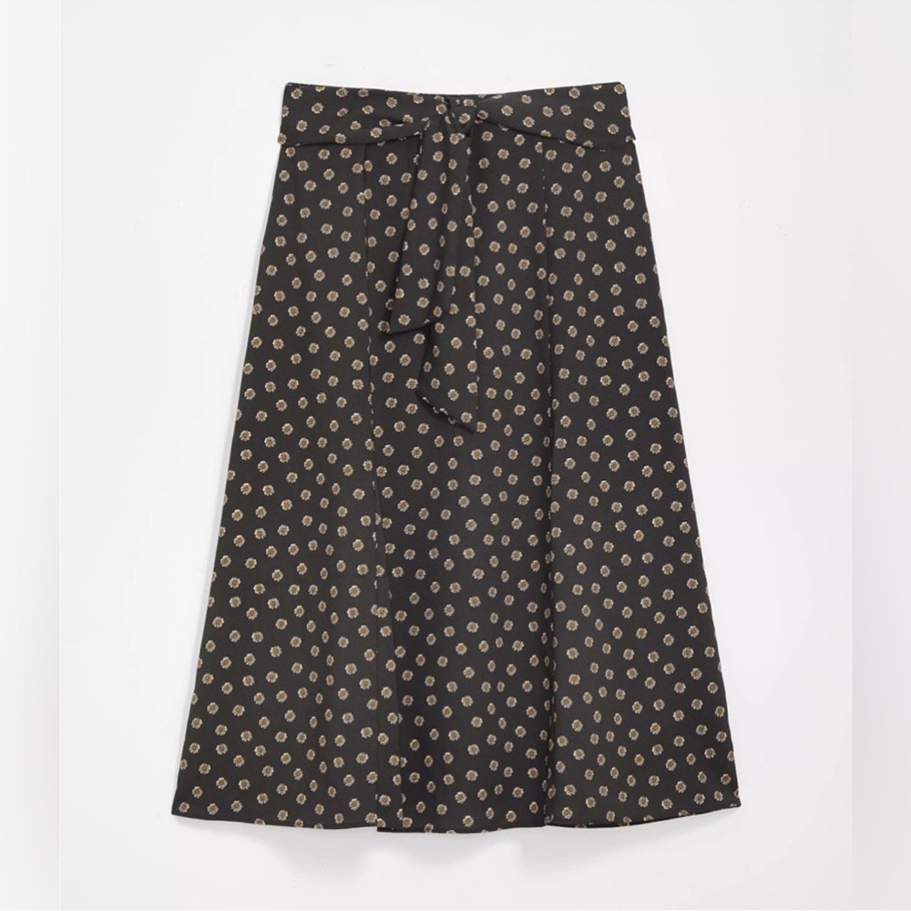 LOFT | Tie Waist Midi Skirt